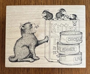 Hausmaus KEEP 'EM COMING (Amanda Maxwell, Muzzy) Stempel Stampa Rosa NEU - Bild 1 von 6