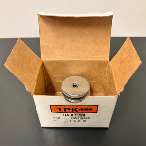 18-8 SS 1/4" x 1 1/4" Fenderscheiben - Box mit 25 Fenderscheiben - Bild 1 von 4