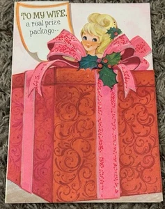 Linda tarjeta de sello de colección de marido a mujer - Imagen 1 de 4
