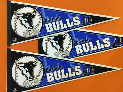 DURHAM BULLS MINOR LEAGUE BASEBALL PENNANTS (2007) KEVIN COSTNER MEMORABILIA Cover