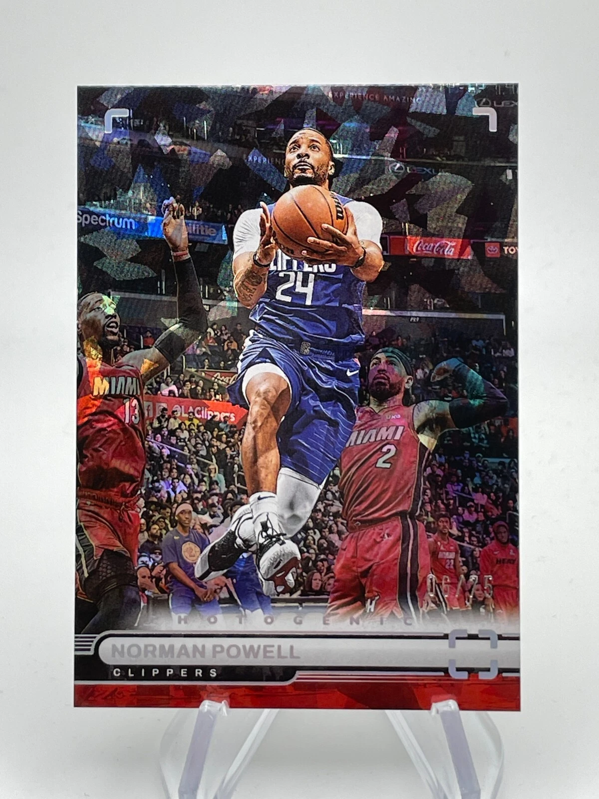 2022-23 Photogenic NORMAN POWELL Diamond Cracked Ice /75 #68 LA Clippers