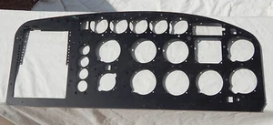 Black 31 Inch Wide Aircraft Pilots Instrument Panel, Great For Displaying Photos - Picture 1 of 5