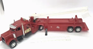 Vintage Gay Toys Fire Truck Ladder Red 979  Made In USA Plastic INCOMPLETE 80s  - Picture 1 of 11
