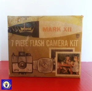 Vintage 1950er Imperial Mark XII Kamera, mit Blitz UNGETESTET WIE BESEHEN - Bild 1 von 15