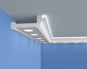 (4 meter) - LED Stuckleisten Lichtvoutenprofil indirekte Deckenbeleuchtung - Bild 1 von 7