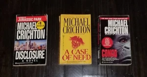Congo, A case of need, & Disclosure -GET ALL 3 - Michael Crichton - Paperback - Imagen 1 de 1