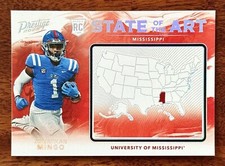 2023 Panini Prestige Jonathan Mingo RC #14 "State of the Art" SSP (Case Hit!) MS