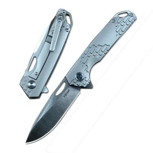 Cuchillos de bolsillo plegables con hoja Y-START S35VN mango de titanio LK2001 - Imagen 1 de 4