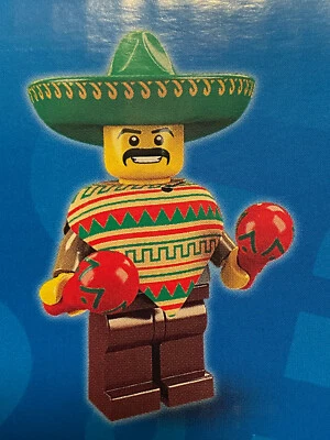 LEGO 8684 Minifiguras Serie 2 Hombre Maraca Nuevo Foto 1 de 2