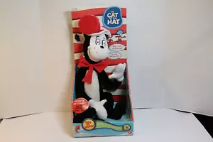 2003 Katze im Hut 20 Zoll sprechende Plüschpuppe Quetschhut Sproings 45910 Neu Neu im Karton - Bild 1 von 7