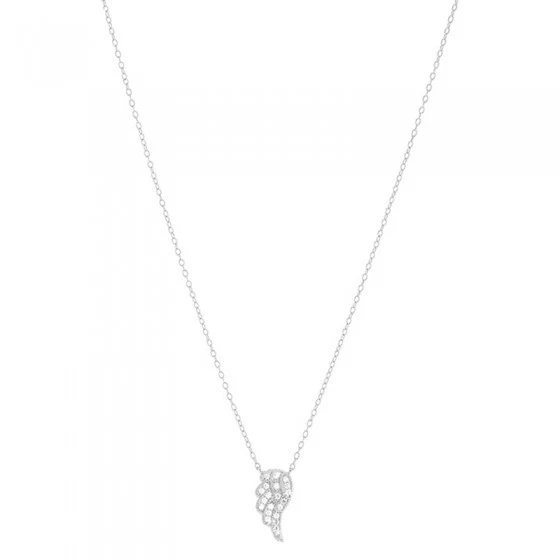 Girocollo wing STROILI in argento rodiato e zirconi SILVER MOMENTS mod. 1606440 - Immagine 1 di 1