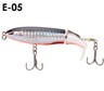 Whopper Plopper Style Topwater Fishing Lure - Floating With Rotating Tail For Bass & Pike