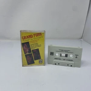 LIVE IN CONCERT - GRAND FUNK (CASSETTE) Free Shipping - Picture 1 of 5