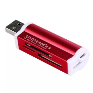Mini Alu Kartenleser USB Micro SD MMC SDHC M2 Card Reader Adapter WIN/MAC Z116 - Bild 1 von 5
