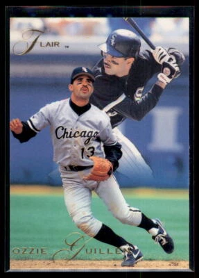 1993 Flair Ozzie Guillen #184 Chicago White Sox - Image 1 of 2