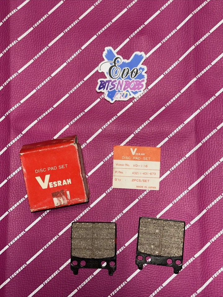 Pastilla de freno de disco Vesrah Honda CB750 F 1975 1976 EBC FA32 FA032 GL 1000 1975-1979 Foto 1 de 1