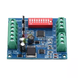 Decoder DMX512 3 Kanal RGBW Controller Platine LED Bühnenbeleuchtung CMOS Ausgang - Bild 1 von 12