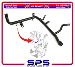 Coolant Pipe For Vw Transporter T5 (Metal) 1.9 Tdi Axb Axc Brr Brs 038121065Ce - Picture 1 of 7