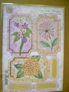 Beautiful Die Cut Card Toppers by Dawn Bibby. 'Number Three' (367) - Picture 1 of 3