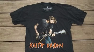  Camisa de Concierto Marca Hank Evie KEITH URBAN Pequeña Banda de Guitarra Country Rock Foto 1 de 4