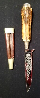 Hubectus Knife Germany Stag Handle - Image 1 of 4