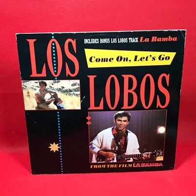 LOS LOBOS Come On, Let's Go 1987 UK 4-track vinyl 12" EP La Bamba London record - Image 1 of 4