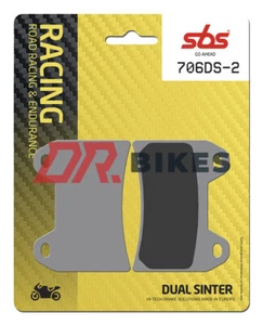 Ducati Monster 600 Metallic 2001 SBS Doppelt Sinter Bremsbeläge Vorne 706DS-2 - Picture 1 of 5