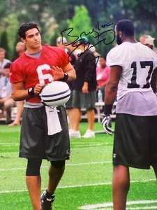 Braylon Edwards NY Jets Signed Color 8x10 Photo Coa Jets House 2020 Michigan - Picture 1 of 12