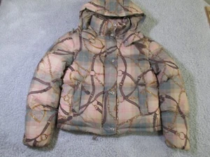 Lauren Ralph Lauren Down Puffer Jacket Womens XXS Parka Equestrian Bit Bridle - Picture 1 of 10