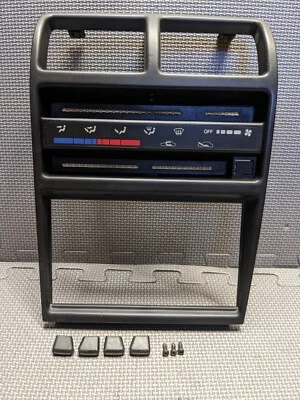 1992 1993 1994 Geo Metro Suzuki Swift Center Dash Radio Climate Trim Bezel Panel - Image 1 of 4