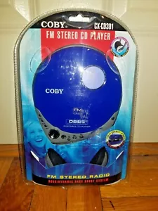 NEW Blue Coby Electronic FM Stereo Radio Portable CD Player DBBS Bass CX-CD301 - Picture 1 of 4