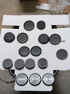 Canon - Assorted Body, Front, Back Caps - Image 1 of 4