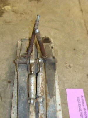 1973 RUPP NITRO 340 fan 400? oem original metal skis spindles springs  - Image 1 of 4