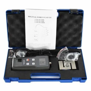 Medidores de fuerza digitales Medidor de fuerza de empuje y tracción con sensor externo ±500kgf ±4900N - Imagen 1 de 19