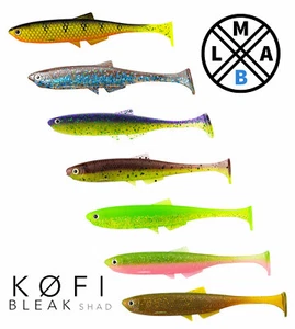 LMAB Bleak Shad KÖFI 6 cm - Gummifisch für Barsch Zander Jiggen Jig Angeln UL - Picture 1 of 16