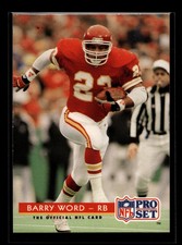 206 ~ Barry Word ~ 1992 Pro Set ~BASE~EX~FTB