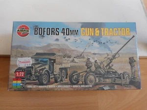 Modelkit Airfix Bofors 40mm Gun & Tractor on 1:72 in Box - Picture 1 of 1