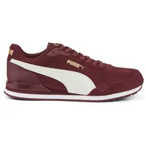 Puma St Runner V3 Sd Lace Up  Mens Burgundy Sneakers Casual Shoes 38764605 - Picture 1 of 6