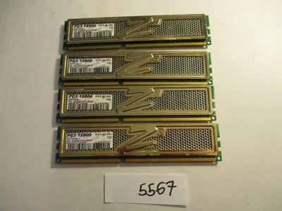 OCZ Gold Series 4x2Gb=8Gb PC3-12800 1600Mhz DDR3 Desktop Memory RAM (5567) - Image 1 of 2