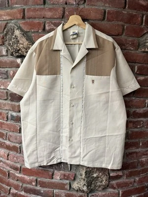 Vintage 70s 80s Iolani Executive Hawaiian Tiki Button Up Shirt XL Made in Hawaii - Image 1 of 4