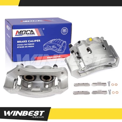 Pinzas de freno delanteras con soporte para 06-08 Dodge Ram 1500 03-08 Ram 2500 3500 Foto 1 de 4