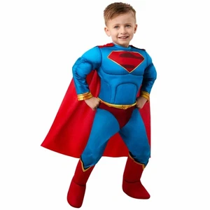 Superman Classic DC League Of Superpets Superhero Child Boys Costume 4-5 Years - Picture 1 of 4