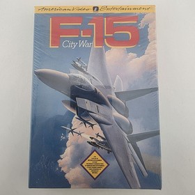 F-15 City War - Box Only - Nintendo NES - Shrink Wrapped - Authentic- Excellent 