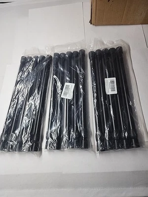 GOOWIN Spring Tension Rod No Drilling Expandable Black 3 Packs Of 5 , 12" To 20" - Image 1 of 4