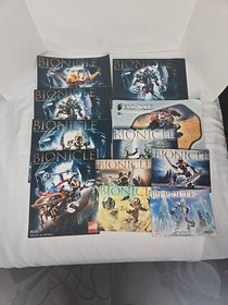 Lego Bionicle Instruction Manuals Lot of 11 8595 8596 8594 8593 8606 8615 8531