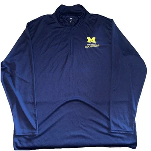 University of Michigan Wolverines 1/4 Zip Langarmshirt Herren Medium - Bild 1 von 5