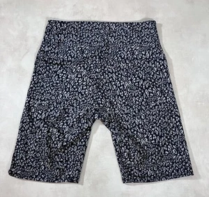 Onzie X Free People Movement Women's M/L Black Speckled Biker Shorts Athletic - Picture 1 of 11