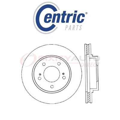 Centric C-TEK Disc Brake Rotor for 2004-2006 Lexus ES330 3.3L V6 - Kit Set om Foto 1 de 4