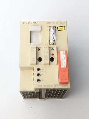 SIEMENS CPU S5 SIMATIC S5-100U 103 - 6ES5 103-8MA03 - 6ES5103-8MA03 - Photo 1/3