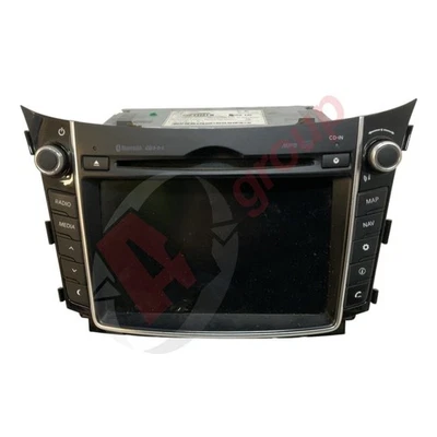 HYUNDAI I30 CRDI PREMIUM MK2 15-17 SAT NAV / RADIO DISPLAY 96560-A600 - Image 1 of 4